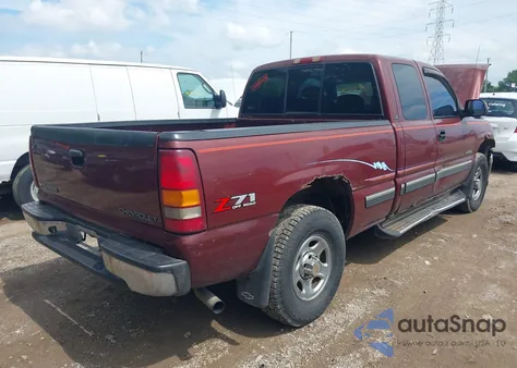 2002 Chevrolet Silverado 1500 Ls z USA, uszkodzony, nr VIN 1GCEK19T72E176388